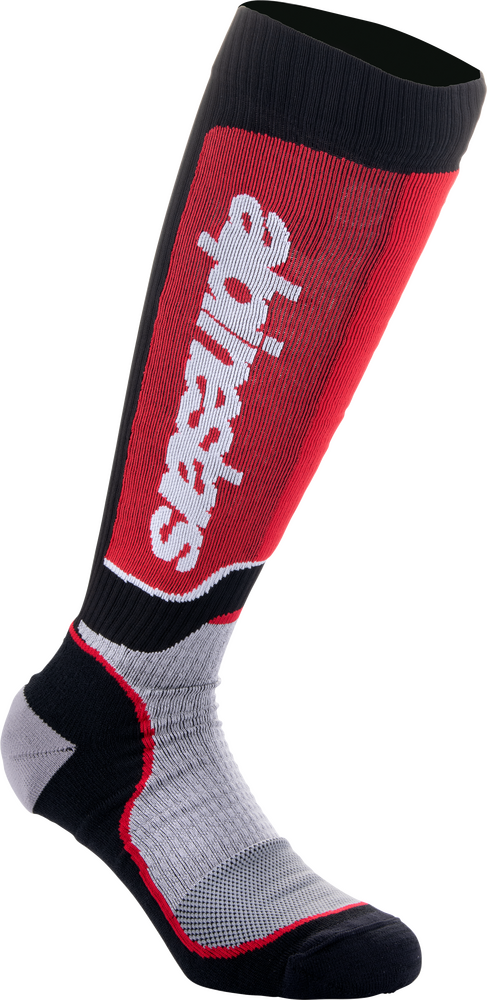 Alpinestars MX Plus Socks Black/Grey/Red SM
