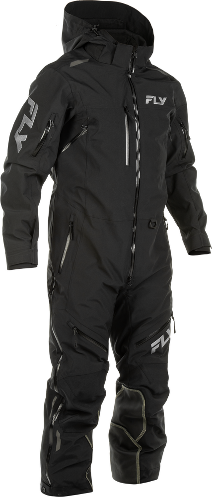 Fly Racing Cobalt Shell Snowbike Monosuit Black/Grey 2X