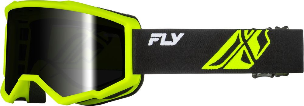 Fly Racing Focus Watercraft Goggle (2026) — Black/Hi-Vis