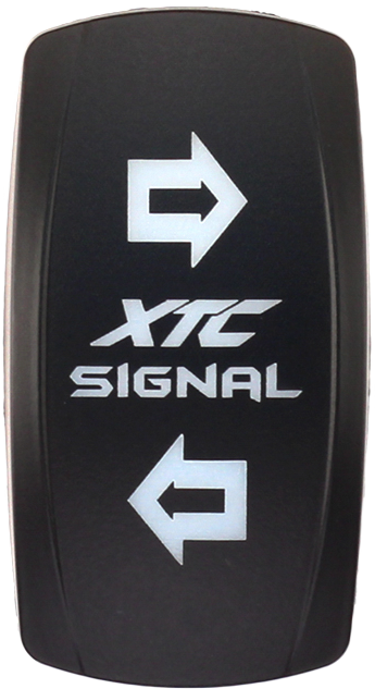 XTC POWER PRODUCTS DASH SWITCH ROCKER FACE TURN SIGNAL VERTICAL