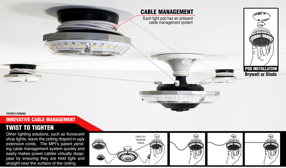 Mpi Multi Point STKR MPI MULTI POINT ILLUMINATION CEILING LIGHT