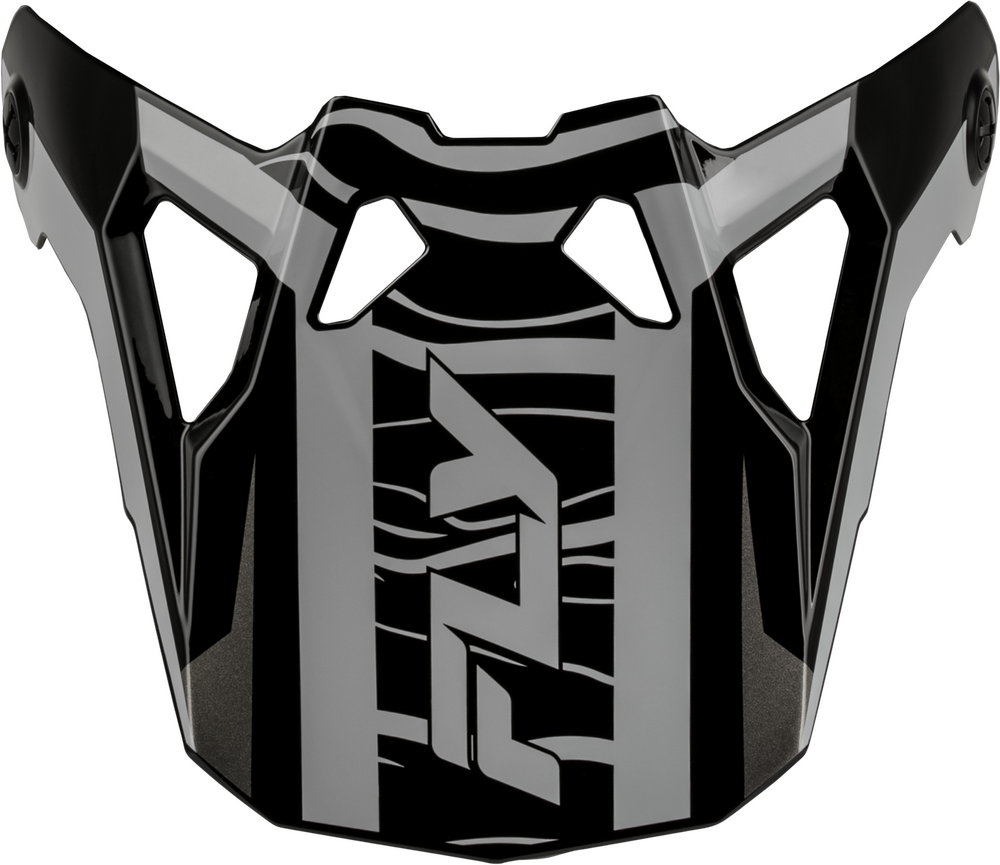 Fly Racing FORMULA CP CHARGE VISOR BLACK/GREY/LIGHT GREY XL-2X — Black/Grey/Light Grey