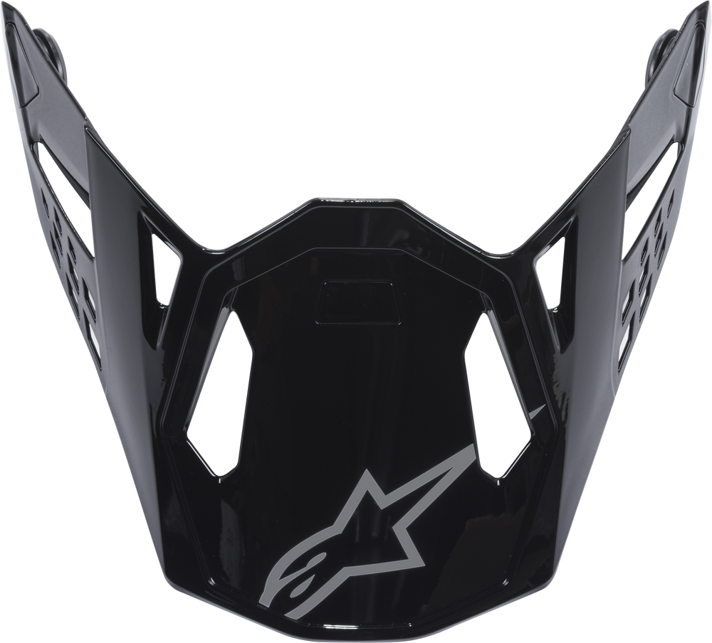 S-M10 SOLID VISOR GLOSSY BLACK