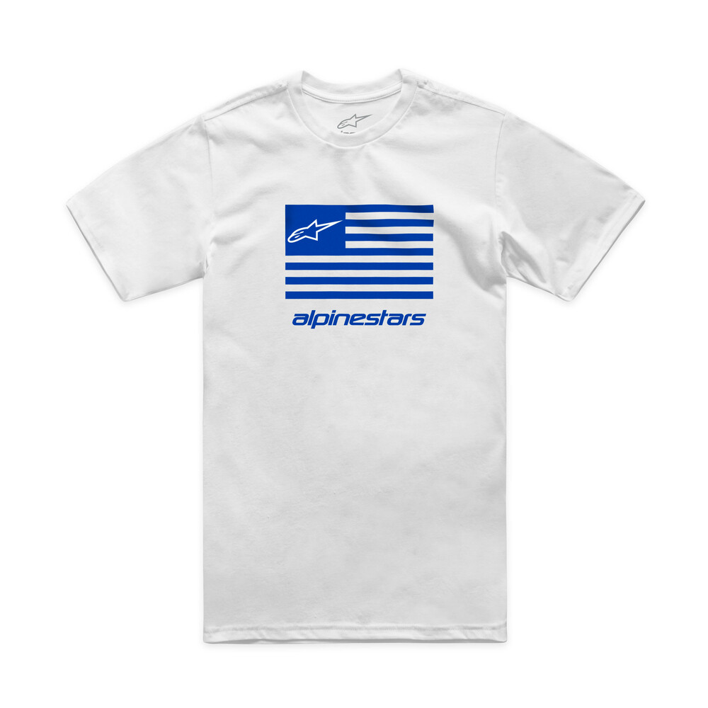 FLAG CSF TEE WHITE/BLUE XL
