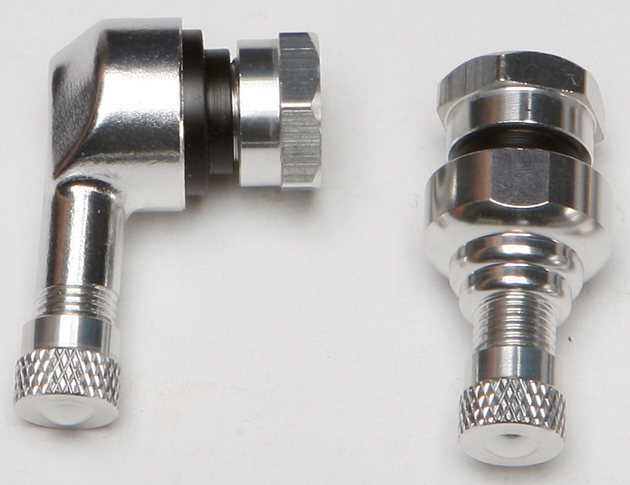 Comp. Werkes 90/Straight Air Valve. 11.3mm Silver