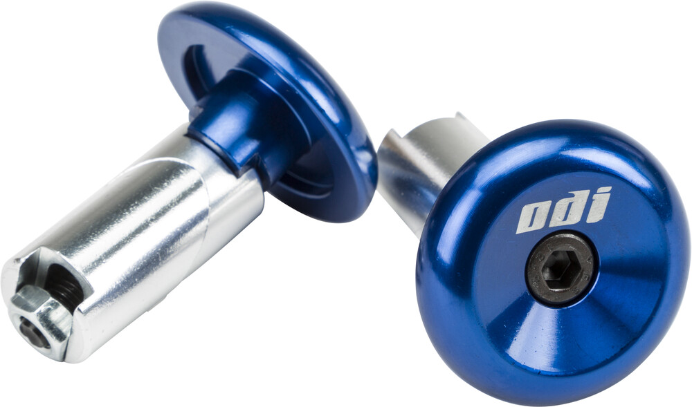 ODI ALUMINUM BAR END PLUGS BLUE