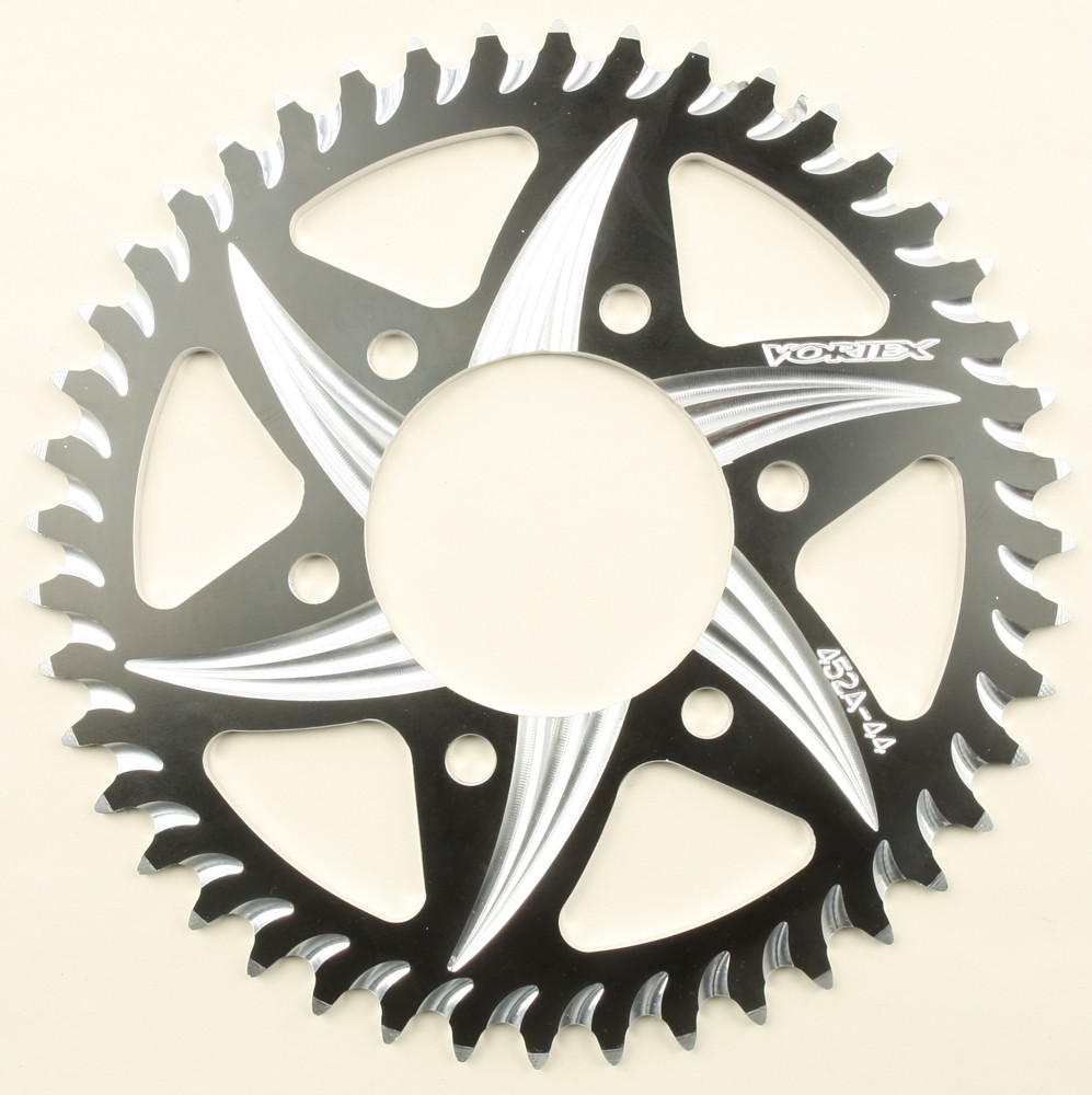 VORTEX REAR CAT5 SPROCKET ALUMINUM 44T-520 BLK KAW
