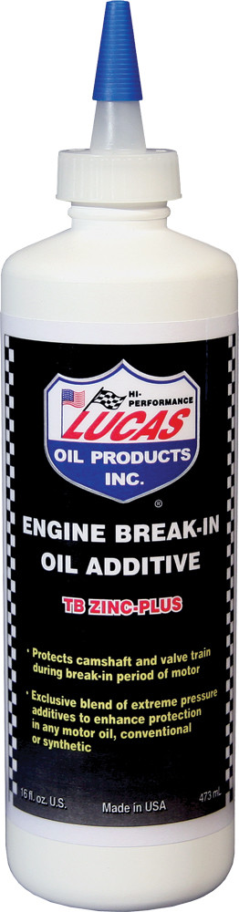 LUCAS ENGINE BREAK-IN OIL ADDITIVE 16OZ