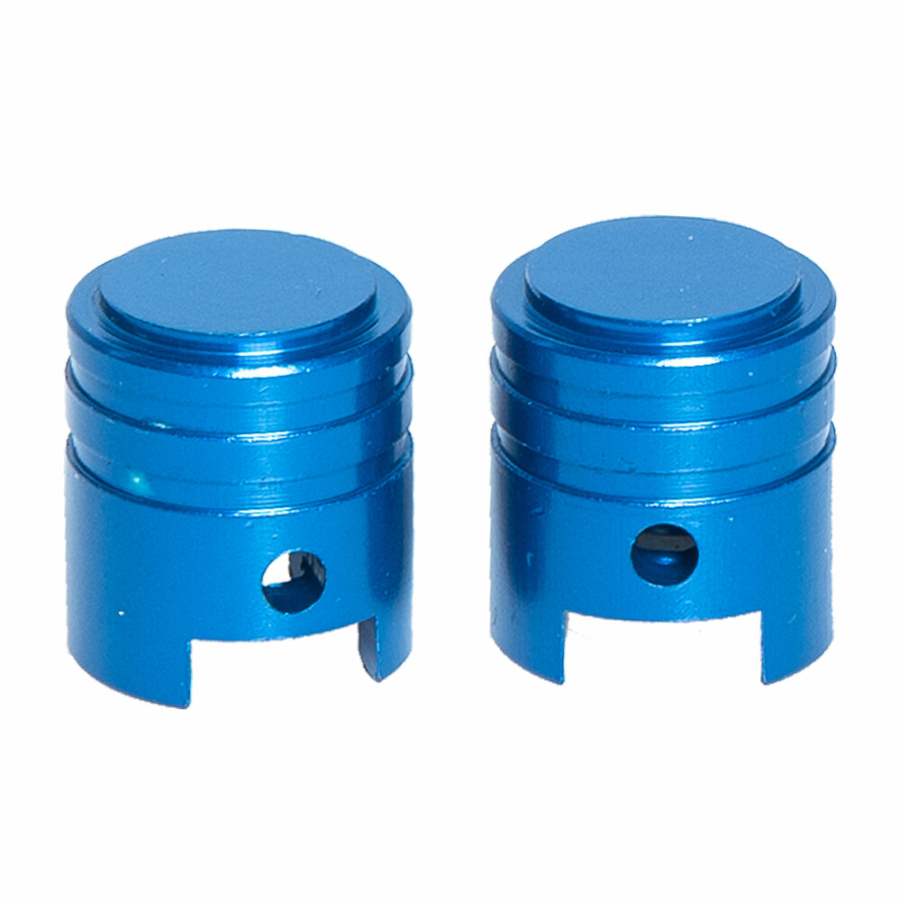Rfx Valve Caps 2pcs Blue
