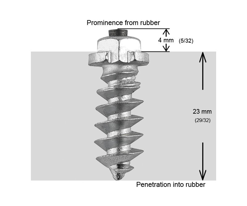 IGRIP 1"-25MM SHOULDER SCREW STUDS QTY 100