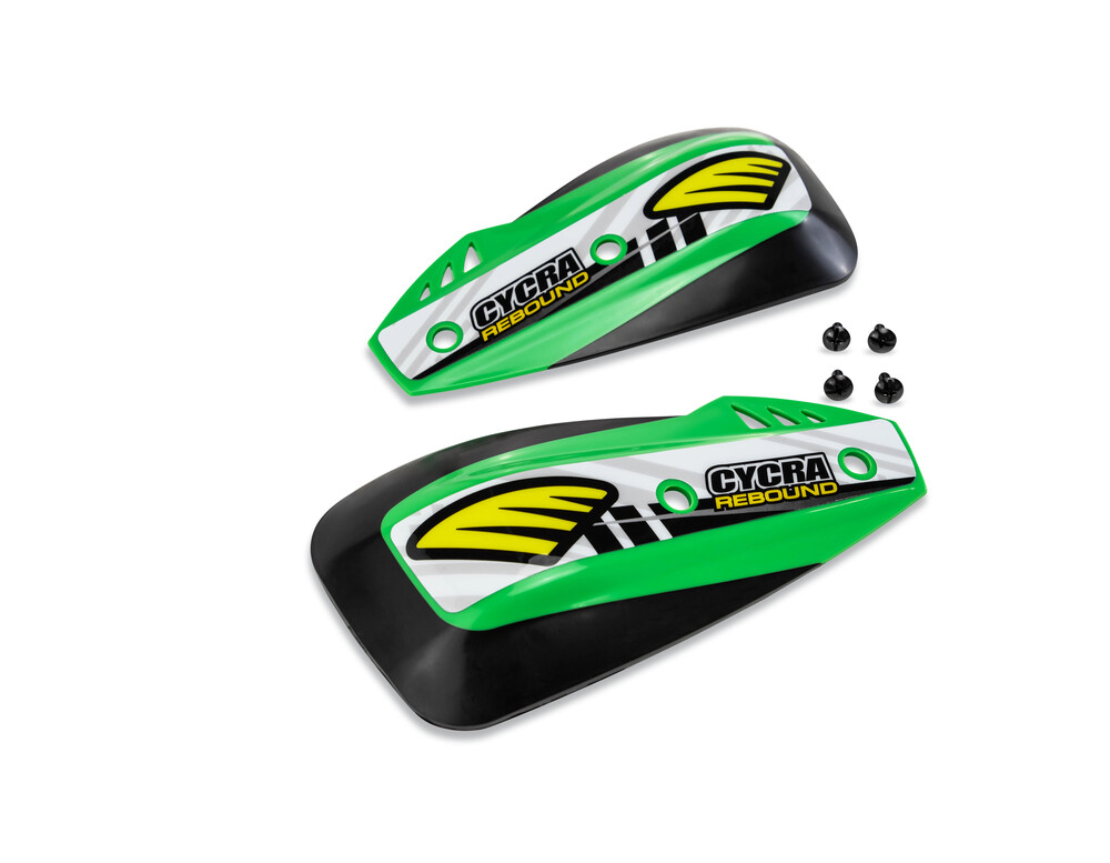 Cycra Replacementdx Hand Shields Rebound Green