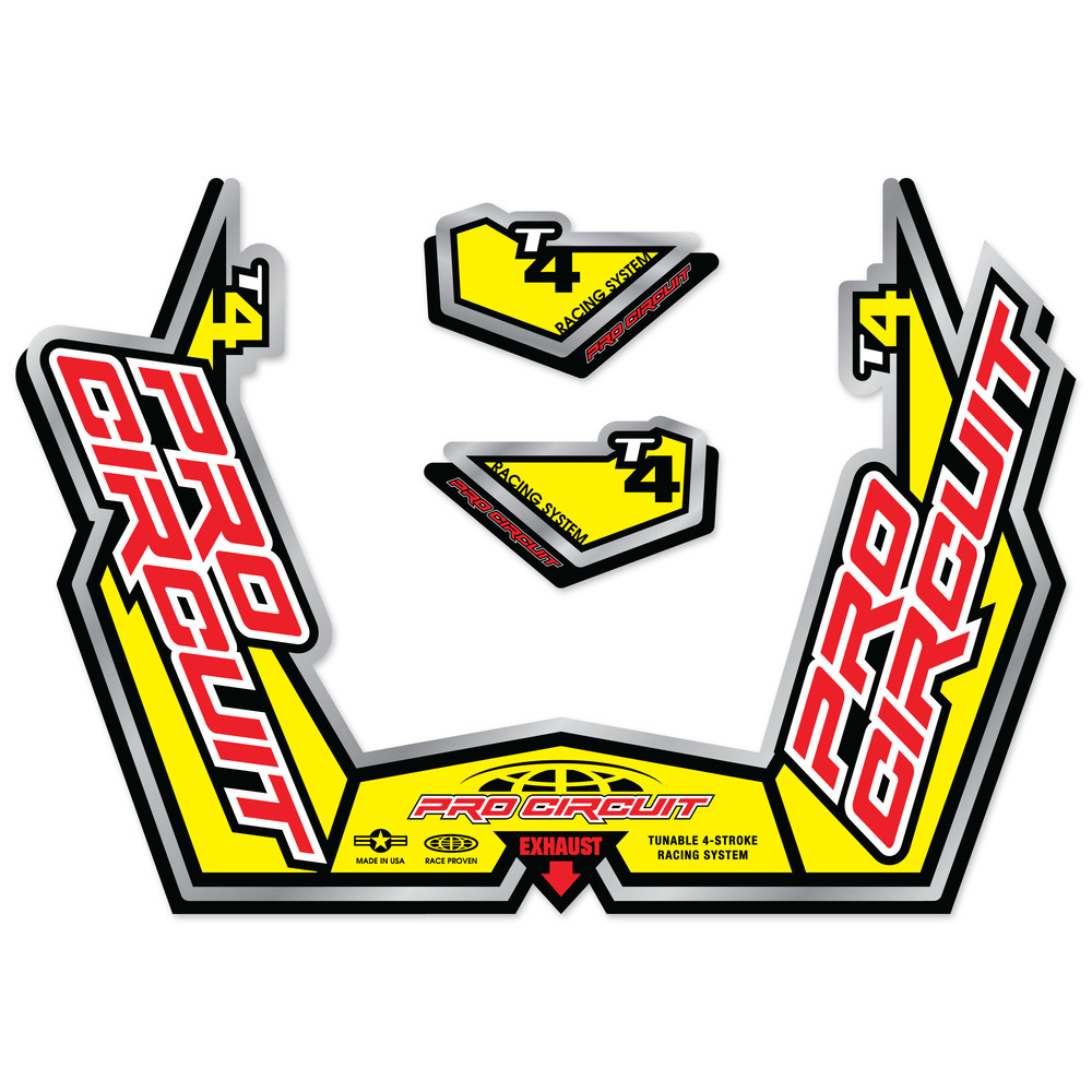 Pro Circuit Replacement Muffler Stickers
