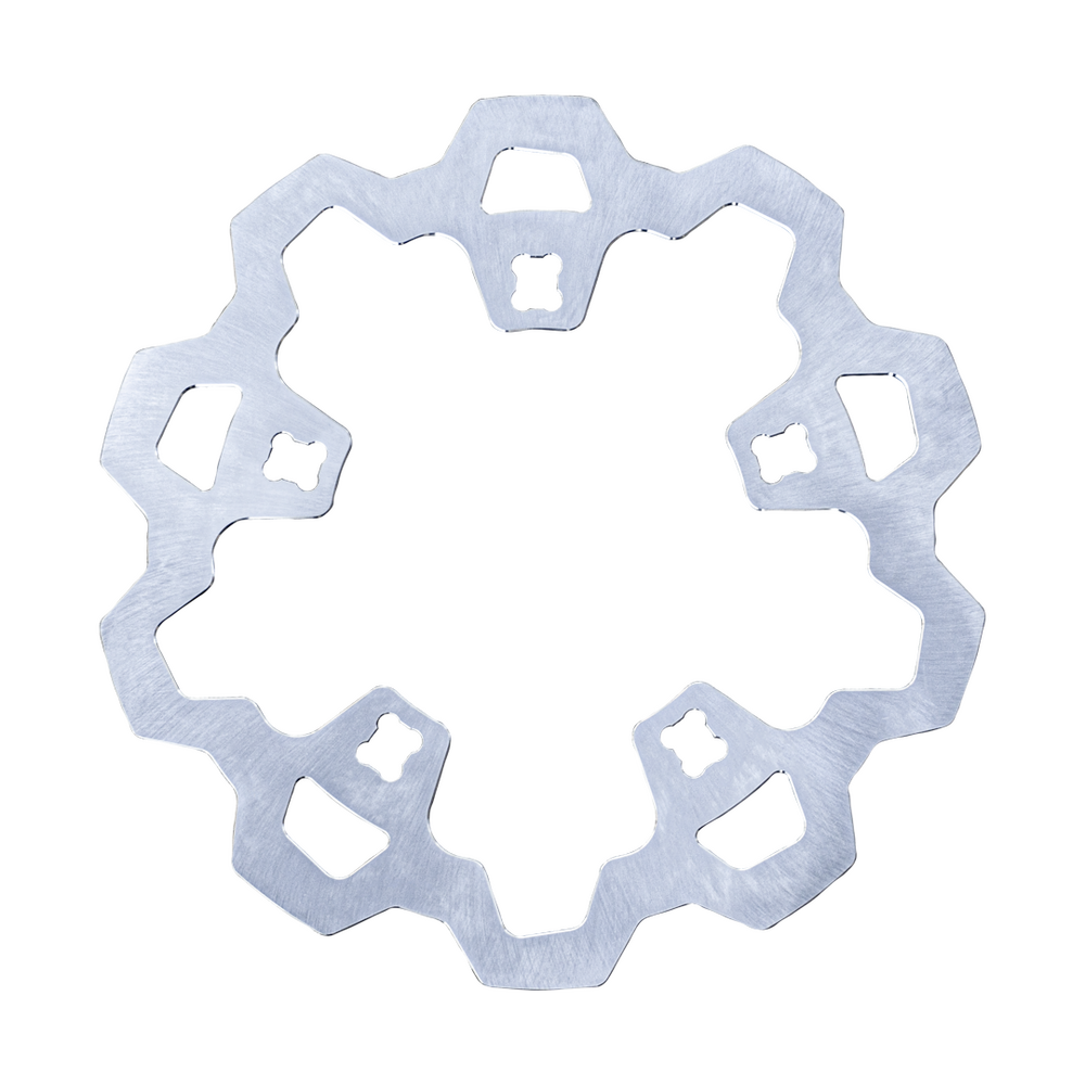 LYNDALL BRAKES ENFORCER 1 PIECE ROTOR FRONT SILVER 11.8