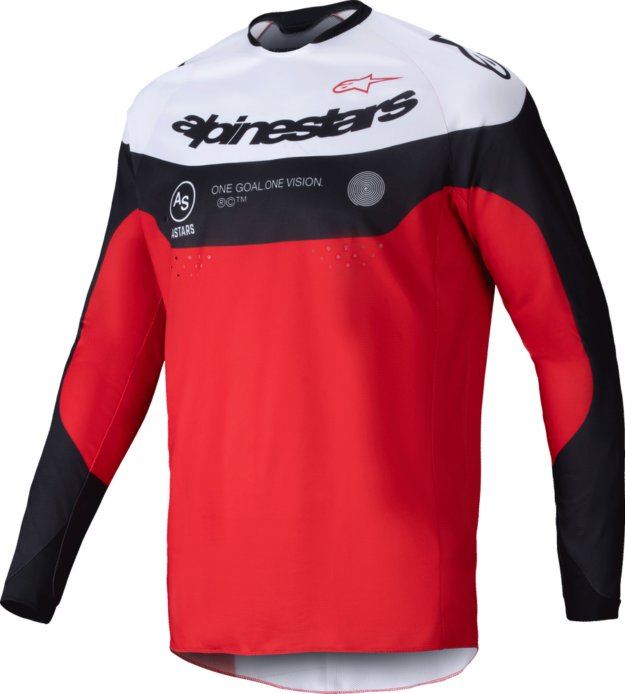 Alpinestars Pro-Dura Jersey — Black/Bright Red/White