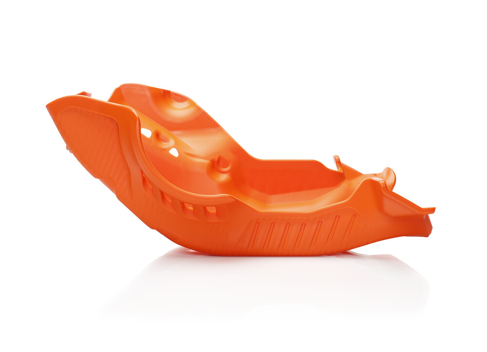 ACERBIS SKID PLATE ORANGE/WHITE