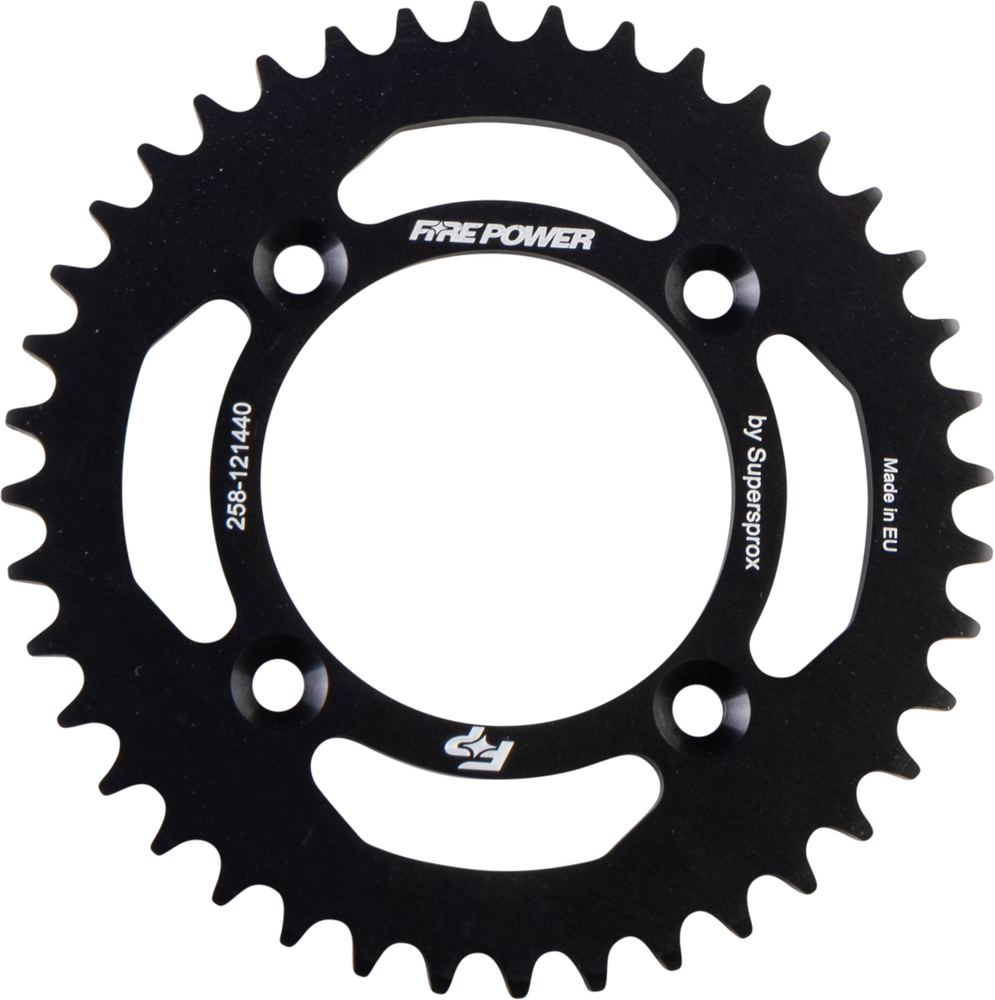 REAR SPROCKET ALUMINUM 40T BLK