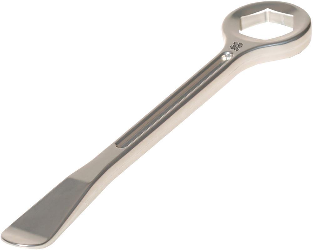 SPOON & SPANNER TIRE LEVER ALUMINUM 32MM SPANNER