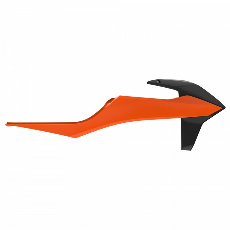 RADIATOR SCOOPS ORANGE/BLACK KTM