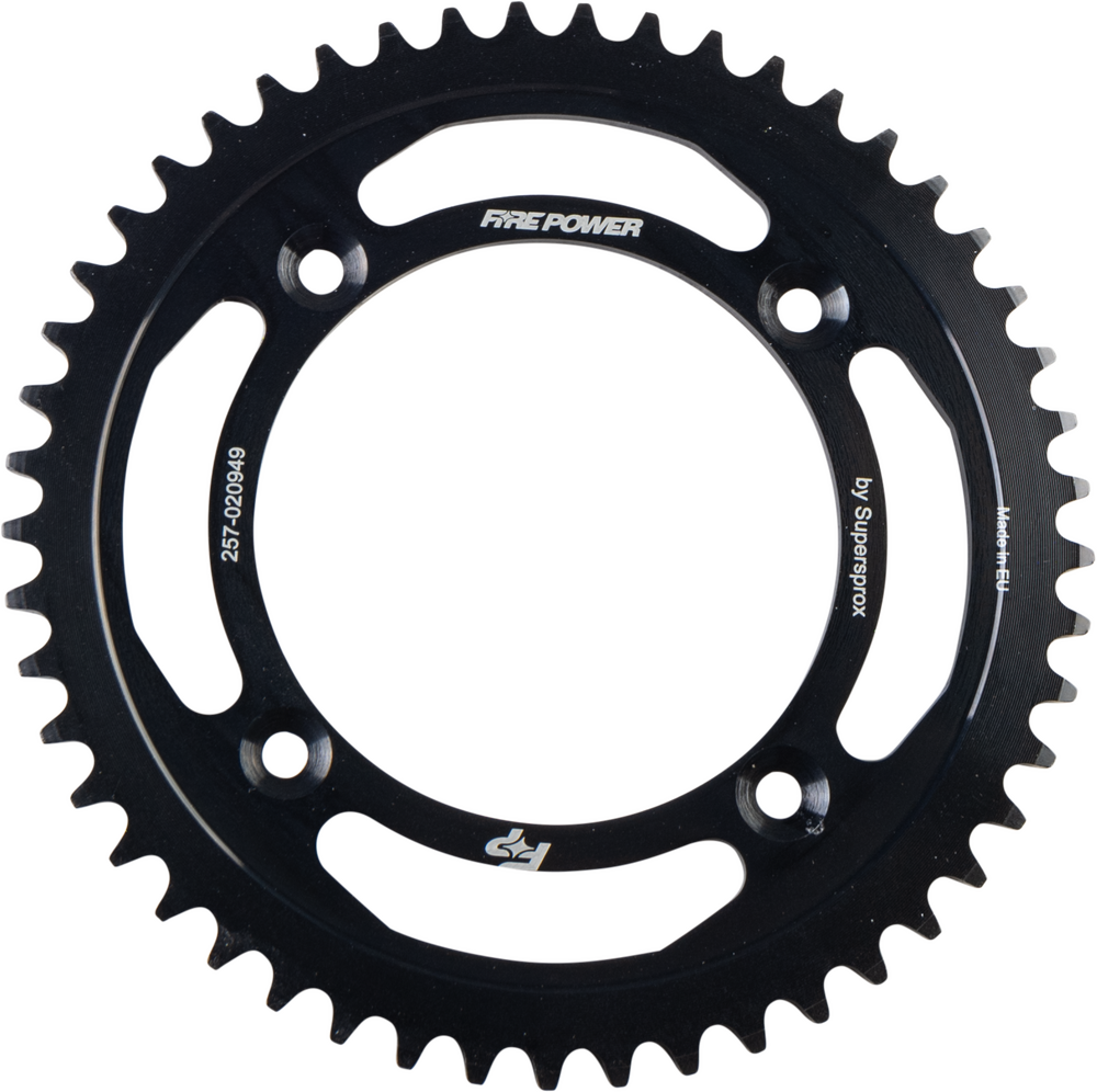 FIRE POWER REAR SPROCKET STEEL 49T BLK