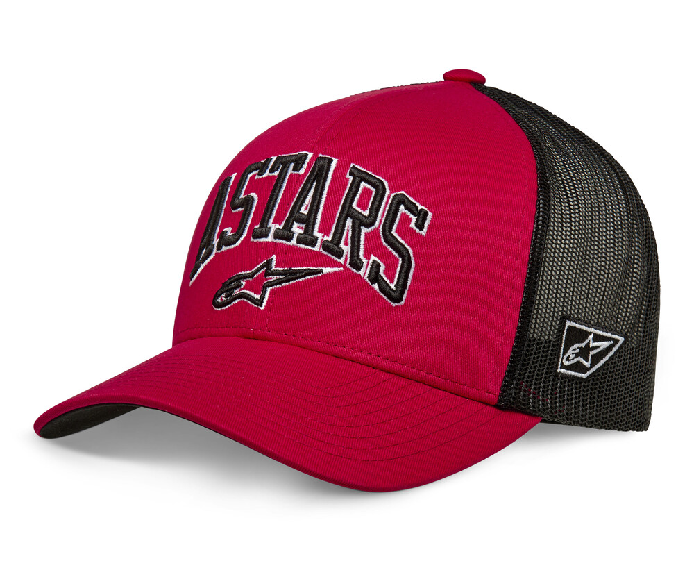 Alpinestars Dunker Trucker Hat (2024) — Red/Black