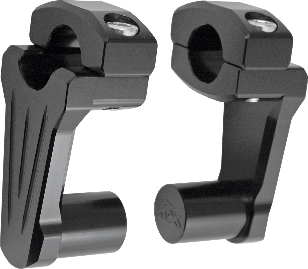 ROX PIVOTING HANDLEBAR RISER BLACK 2" RISE