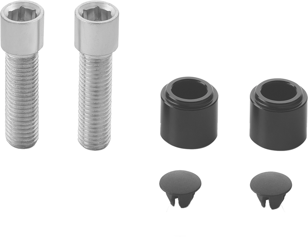 Rizoma Stealth Naked Mounting Kit Mirror Black