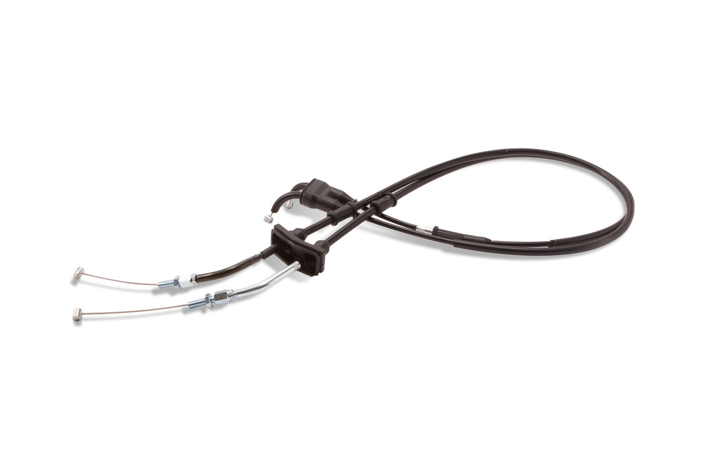 MOTION PRO BLACK VINYL THROTTLE PUSH-PULL CABLE SET