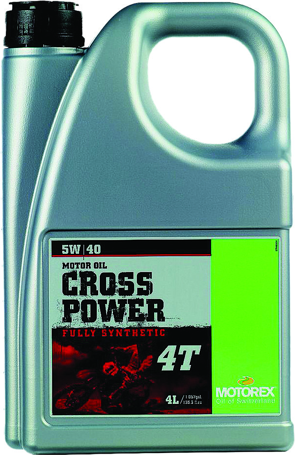 MOTOREX CROSS POWER 4T 5W40 (4 LITERS)