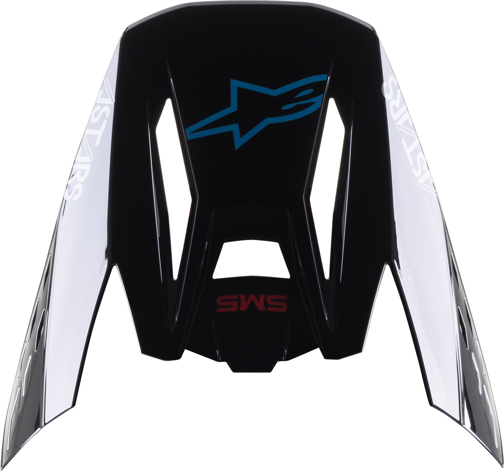 S-M5 BOND VISOR BLACK/CYAN GLOSSY