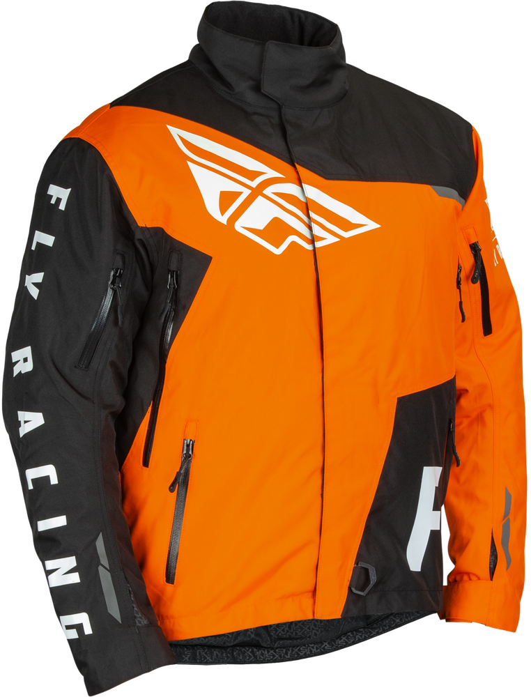 Fly Racing Youth SNX Pro Jacket (2025) — Black/Orange