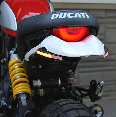New Rage Cycles LED Fender Eliminator Ducati Scrambler Desert Sled 2017-2023