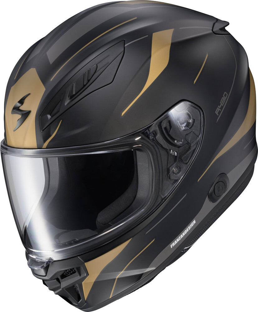 Scorpion EXO 2026 EXO-R430 Full Face Helmet — Black/Gold