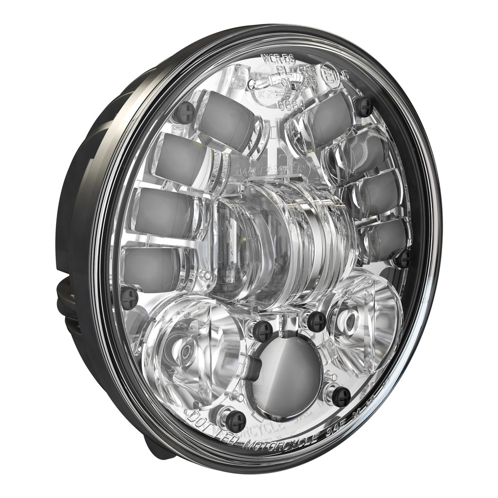 JW SPEAKER 8691A2 ADAP PED MNT HEADLT 5.75" CHR BEZEL