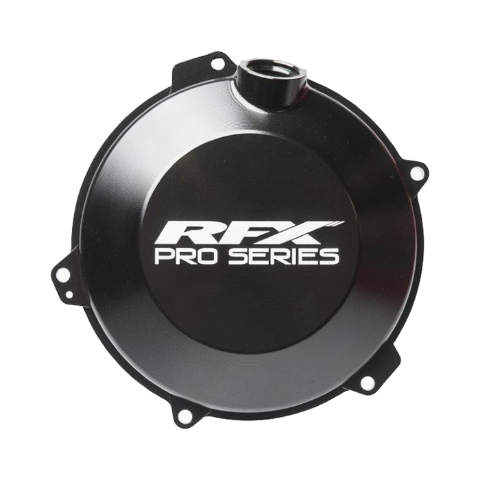 Rfx Clutch Cover Hard Ano Black Ktm/Husq/Gas