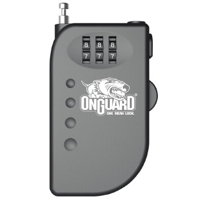 ONGUARD TERRIER 8063 COMBO CABLE LOCK ROLLER RETRACTABLE CABLE