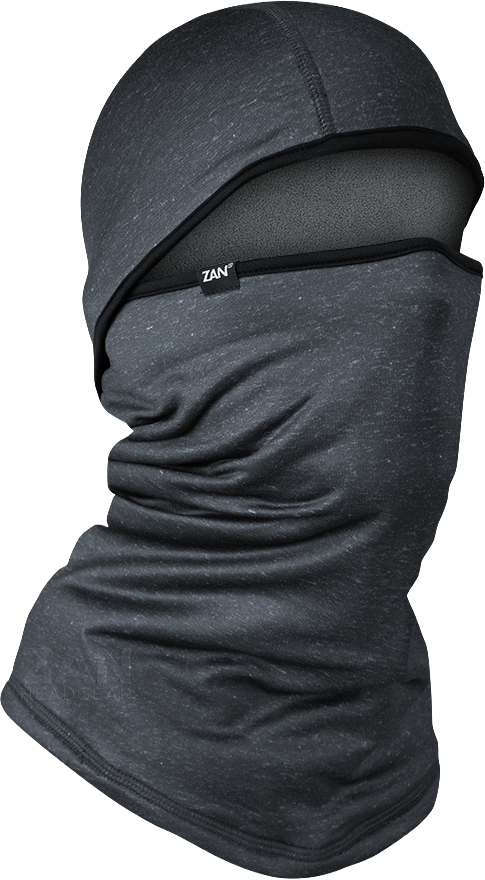 Zan Adult Sportflex Convertible Balaclava — Charcoal