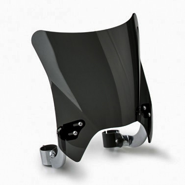 NATIONAL CYCLE MOHAWK WINDSHIELD DARK TINT CHROME HARDWARE