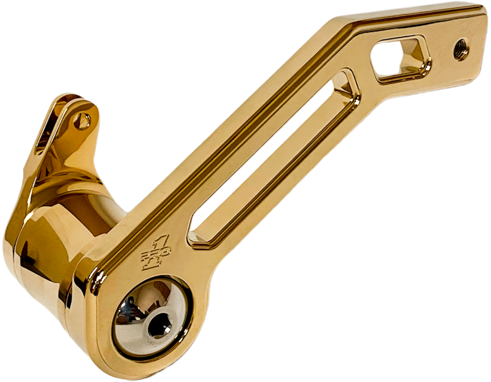 Pro One T-Rex Shorty Brake Arm Gold `14-22 Touring