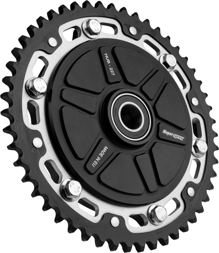 CUSHDRIVE CONVERSION 51T SPROCKET  BLK  SIL  BLK