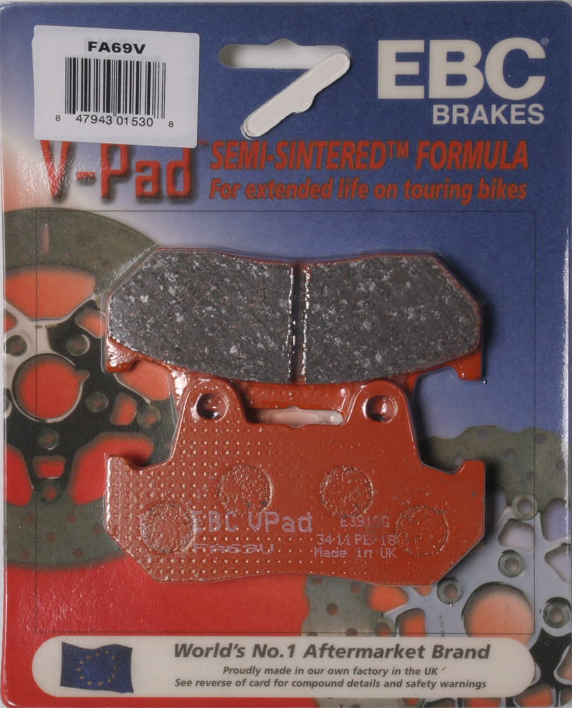 Semi-Sintered "V" Brake Pads