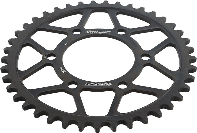 SUPERSPROX REAR SPROCKET STEEL 41T-525 BLK KAW
