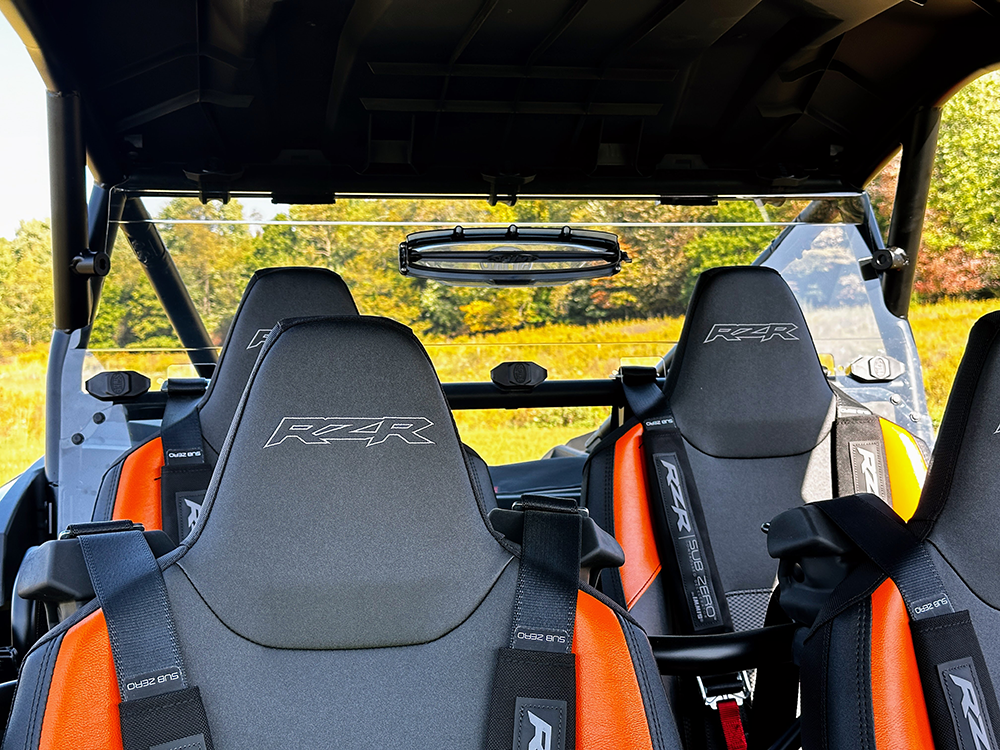 SPIKE REAR VENTED WINDSHIELD TINTED POLARIS RZR XP