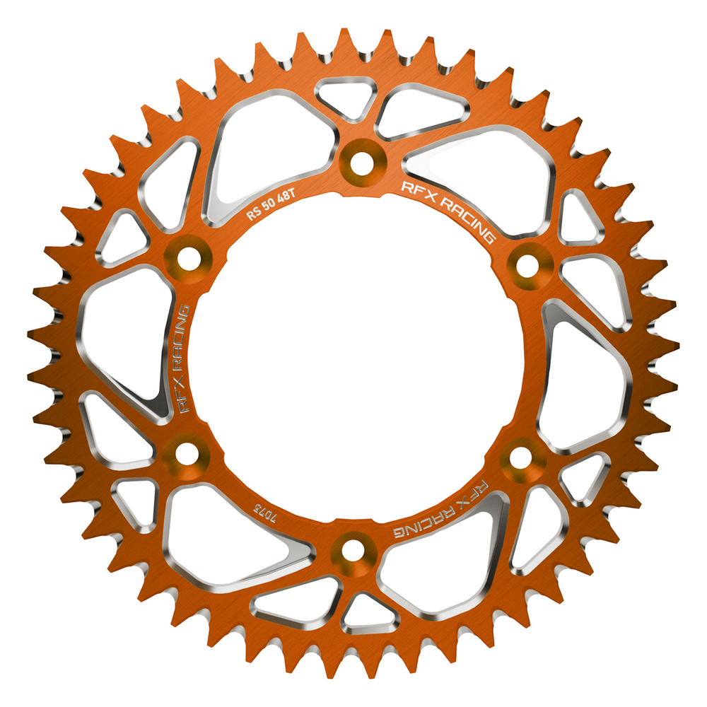 ALUMINUM REAR SPROCKET 46T ORANGE KTM/HUSQ/GAS