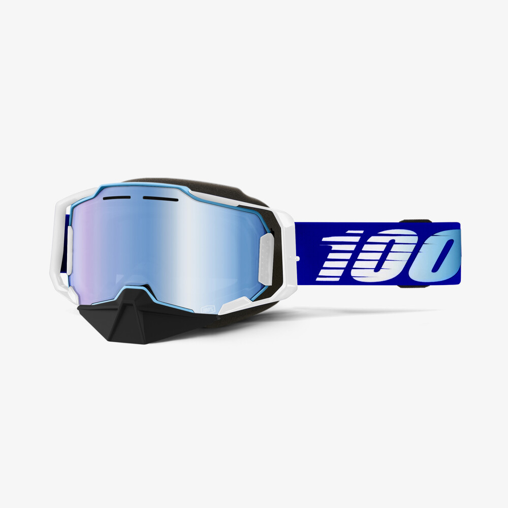 ARMEGA SNOWMOBILE GOGGLE BLUE W/ BLUE MIRROR LENS