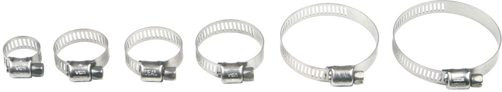 HELIX STAINLESS STEEL HOSE CLAMPS 58-83MM 10/PK