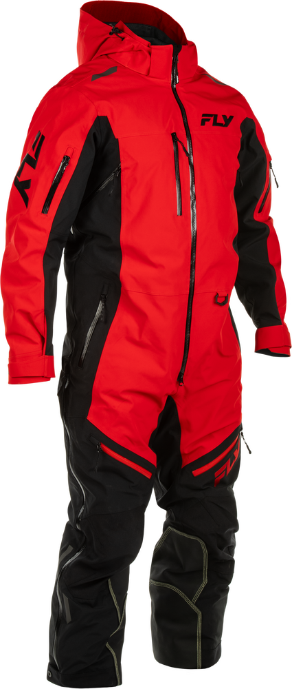 Fly Racing Cobalt Shell Snowbike Monosuit Red/Black Medium