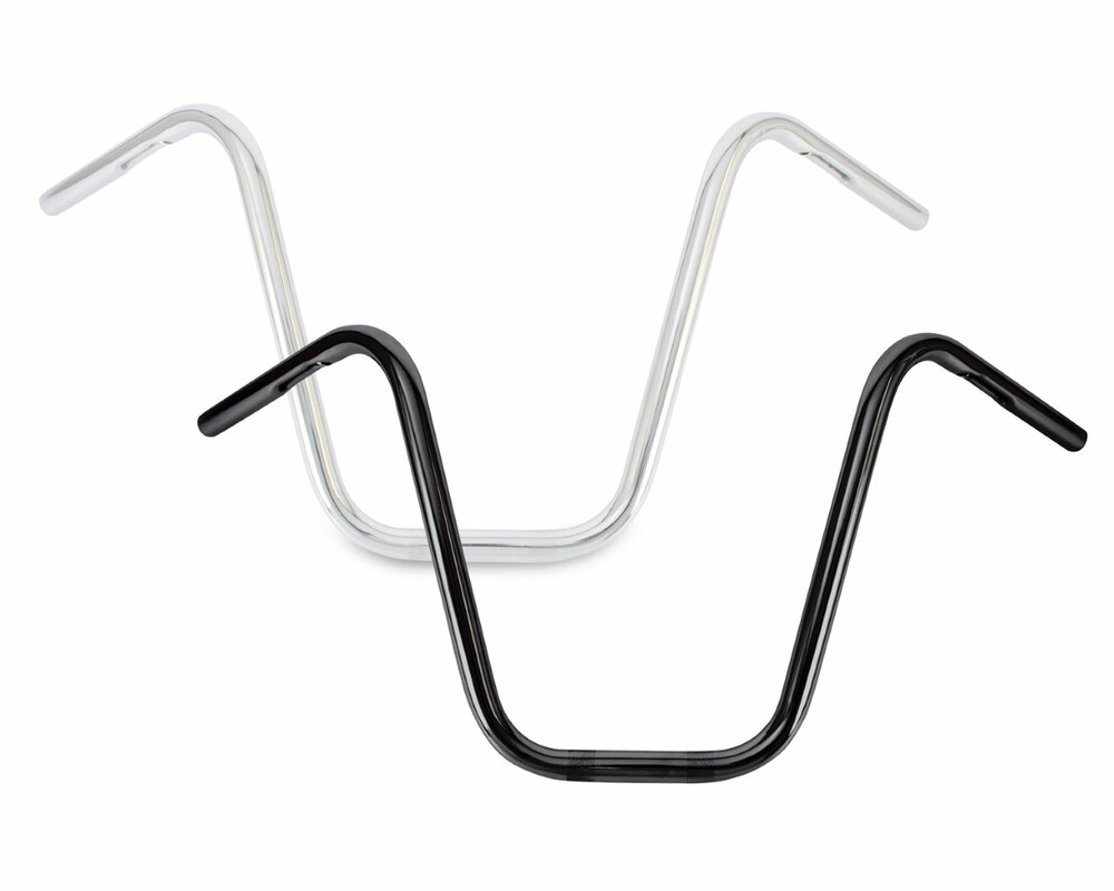 BURLY BRAND NARROW 14" APEHANGERS 1" BLACK
