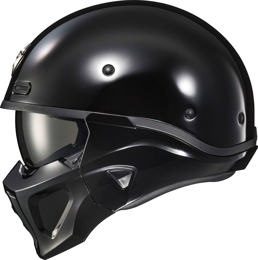SCORPION EXO COVERT X OPEN-FACE HELMET GLOSS BLACK MD