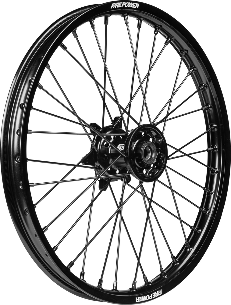 Fire Power Front Wheel 1.60 X 21" Black Yam