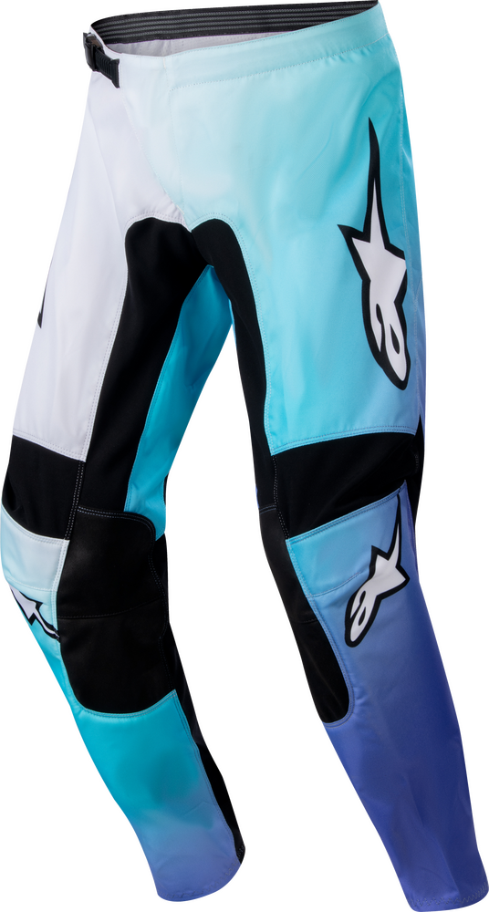 STELLA FLUID PANT WHITE/TURQUOISE SZ 26